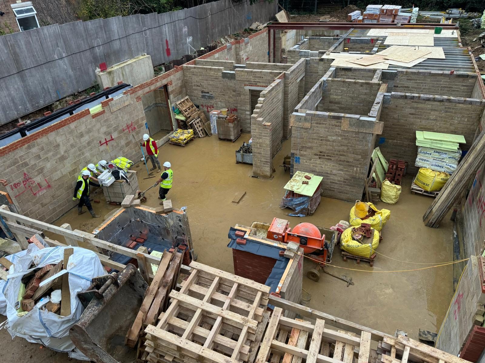 Blockwork and general building works on site